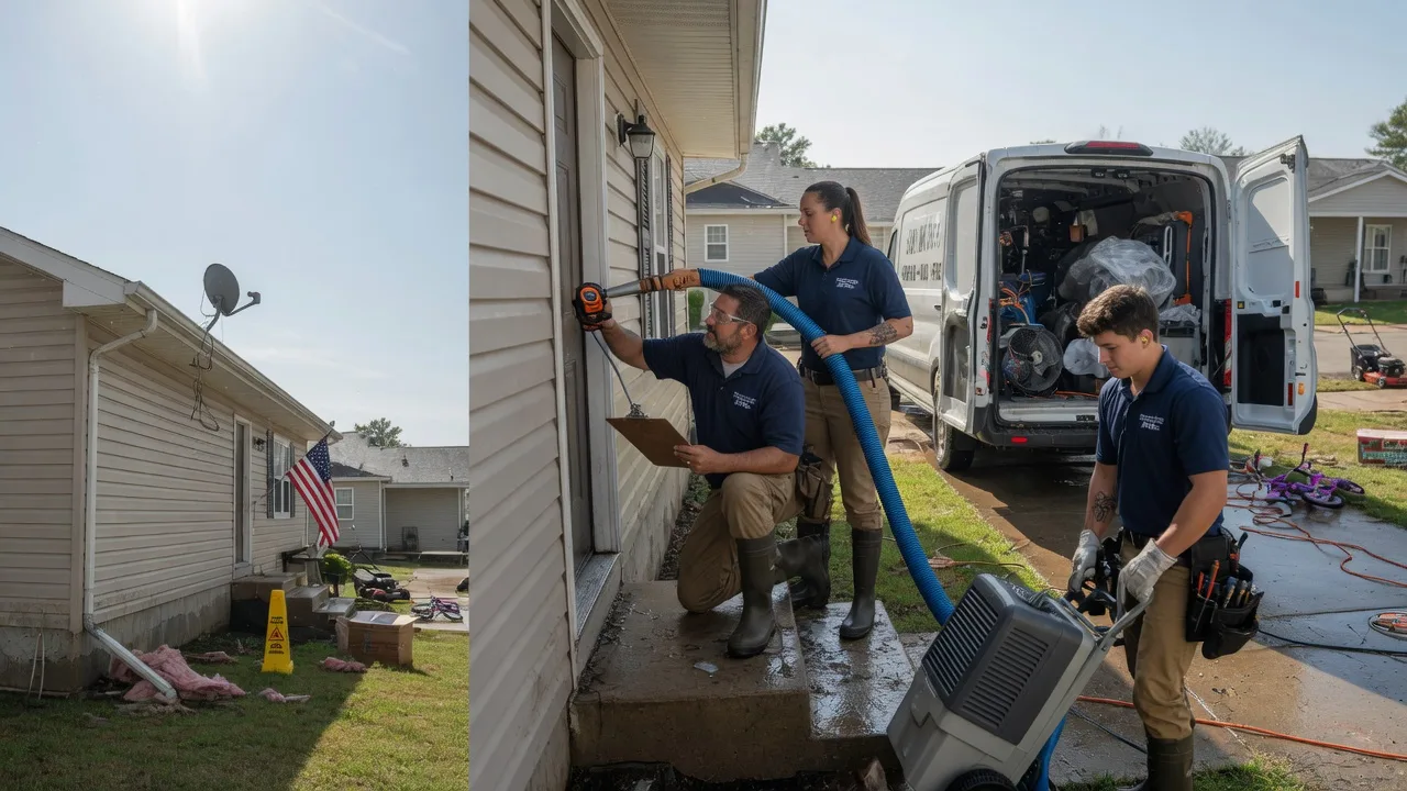 Ceiling Water Damage Restoration in Waterloo, IN near me